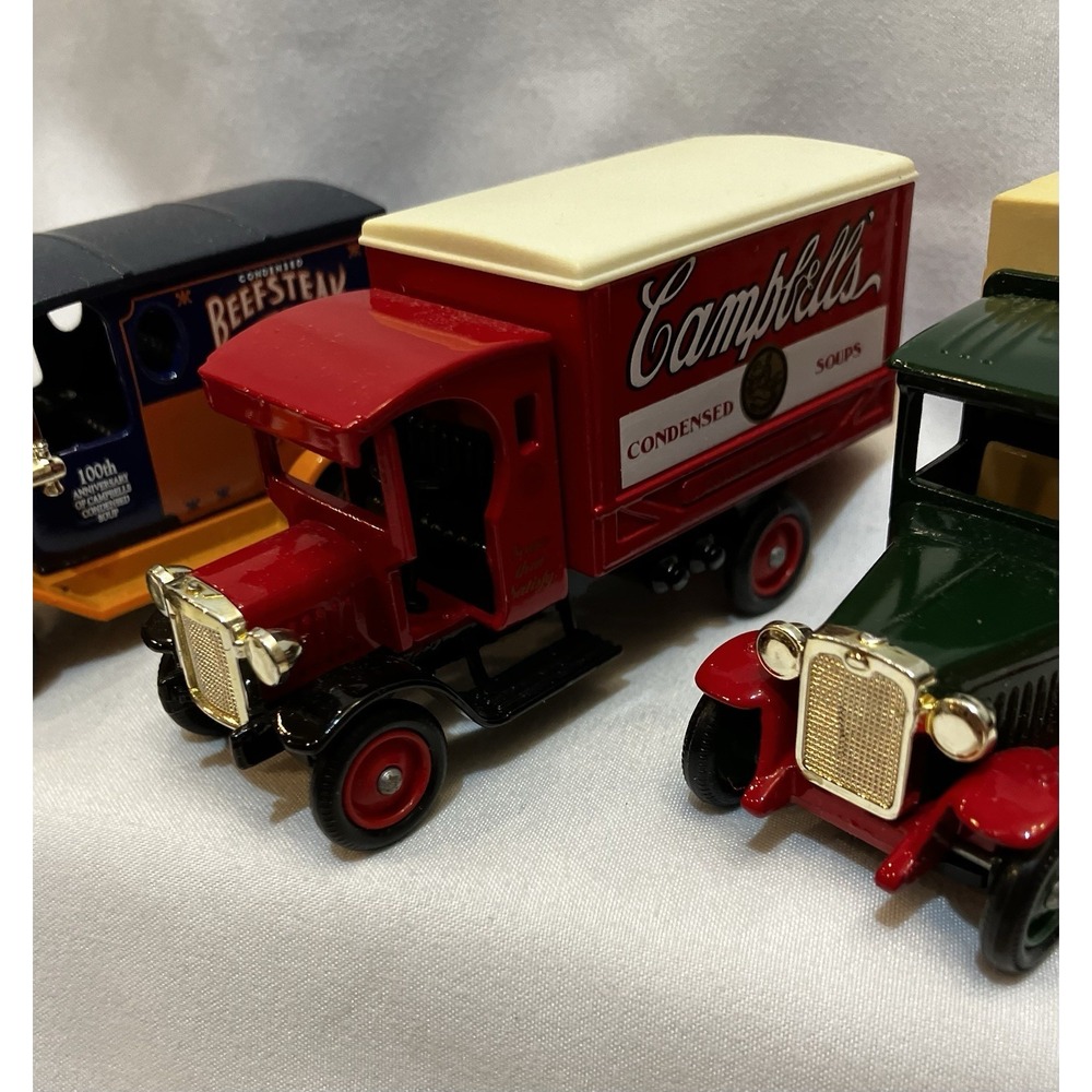Lot 3 Lledo Campbell's Soup Die Cast Metal Toy Trucks Beefsteak Vintage Set